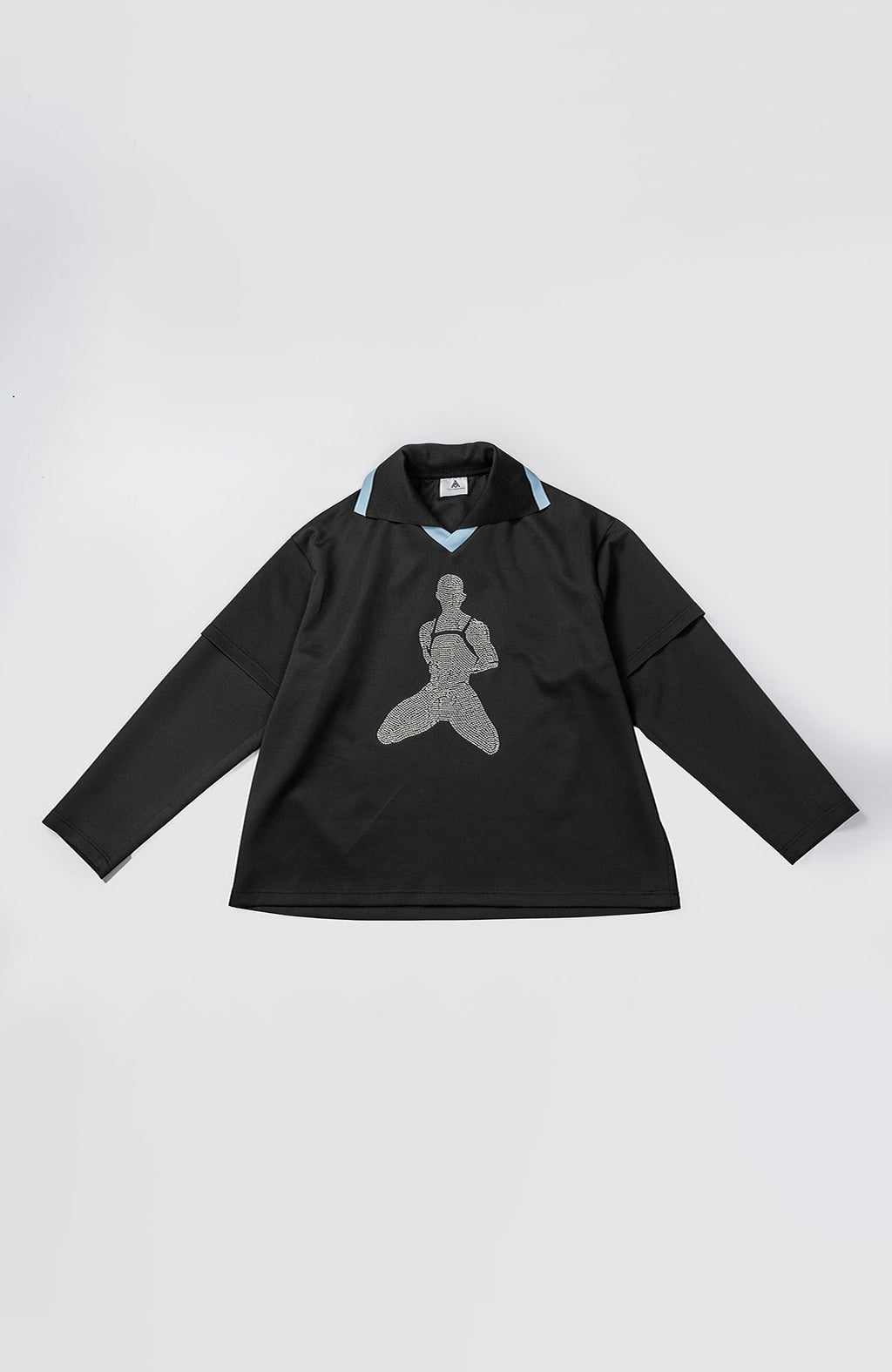 KADAKADA Diamond Graphic Layered Jersey