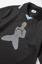 KADAKADA Diamond Graphic Layered Jersey