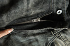 NEIGBORL Wash Distressed Loose-Fit Jeans Black