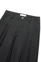 OKAYTHXBYE Essential Pleat Wide-Leg Trousers