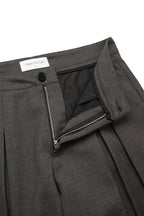 OKAYTHXBYE Essential Pleat Wide-Leg Trousers