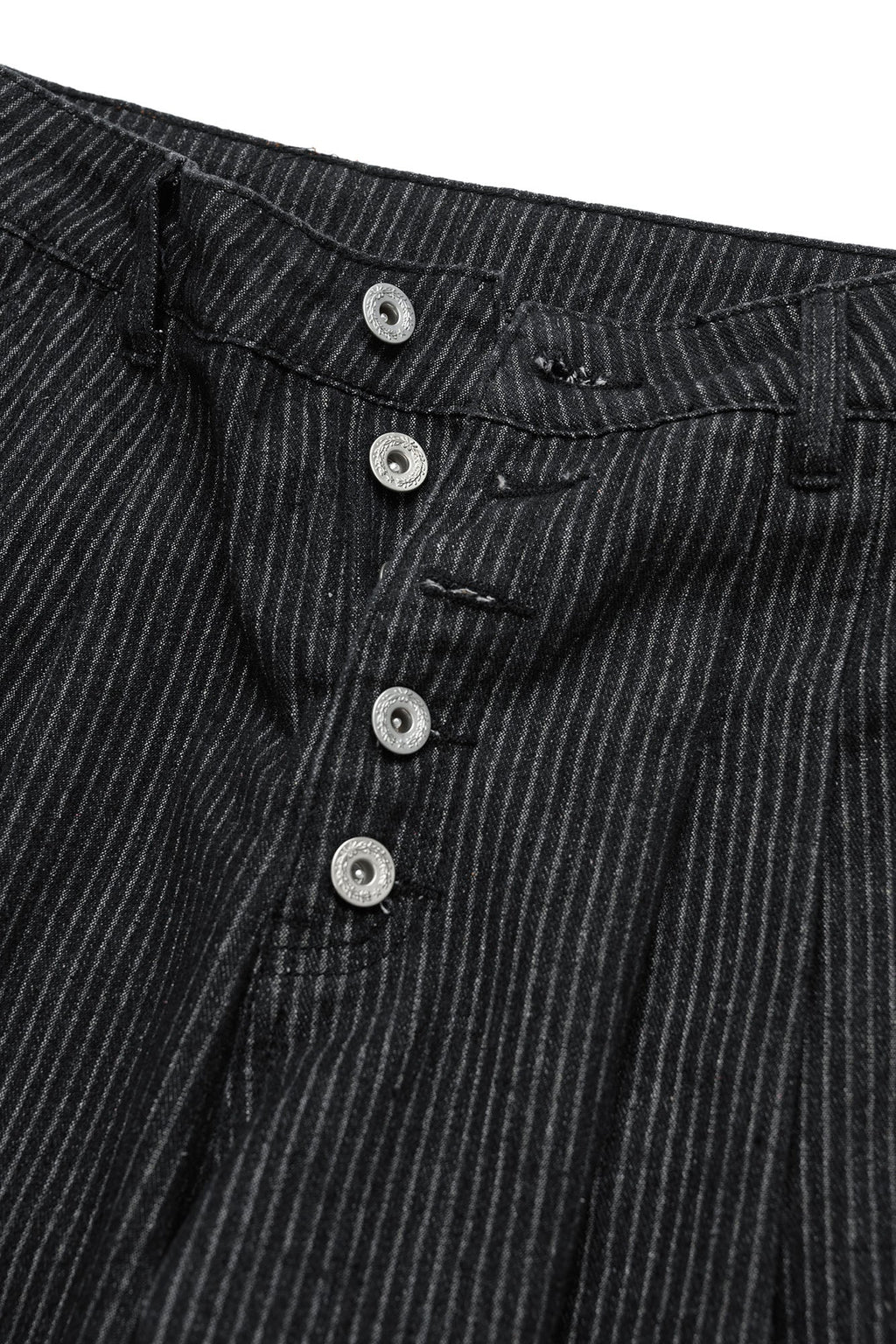 OKAYTHXBYE Classic Pleated Wide-Leg Jeans