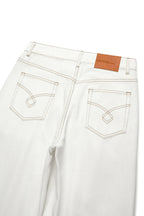 OKAYTHXBYE Classic Pleated Wide-Leg Jeans