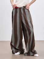 TUIMU Striped Wide-Leg Lounge Pants