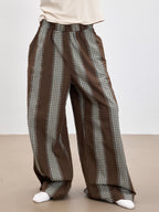 TUIMU Striped Wide-Leg Lounge Pants