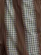 TUIMU Striped Wide-Leg Lounge Pants