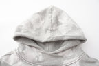 LUUUCAM Brush-Paint Faded Logo Hoodie