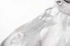 LUUUCAM Brush-Paint Faded Logo Hoodie