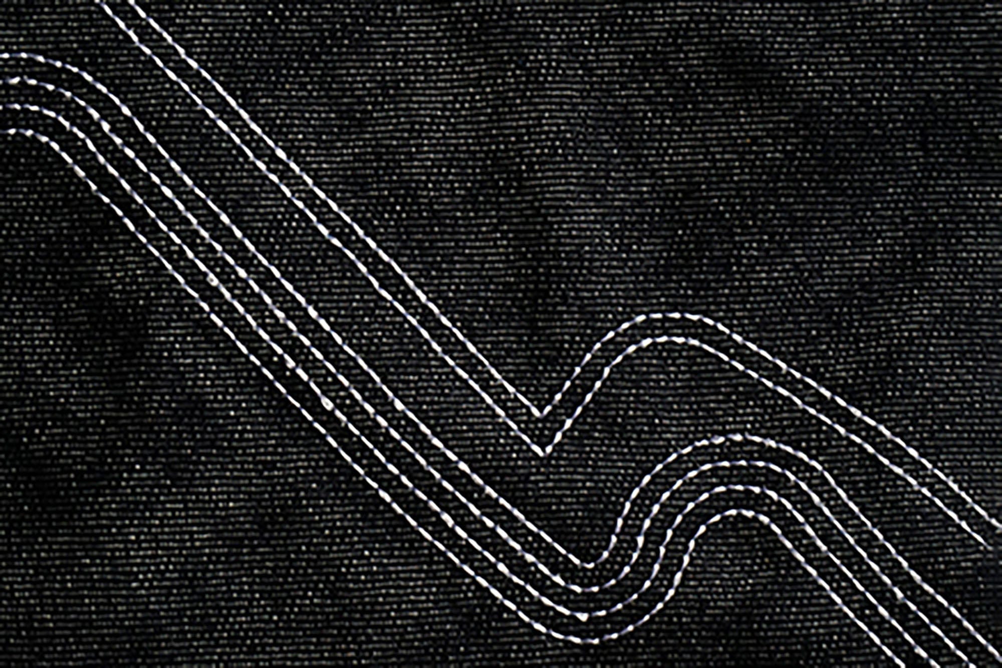 VINKID Embroidered Dove Stitched Selvedge Jeans