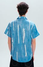 WIID Brush-Paint Full-Print Half Shirt