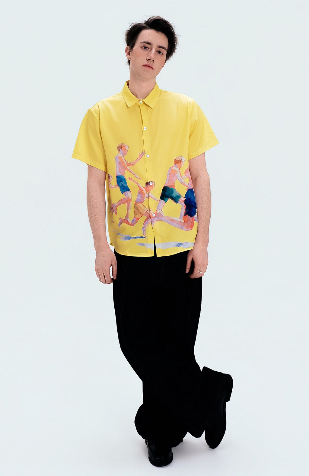 WIID Watercolor Summer Boys Half Shirt