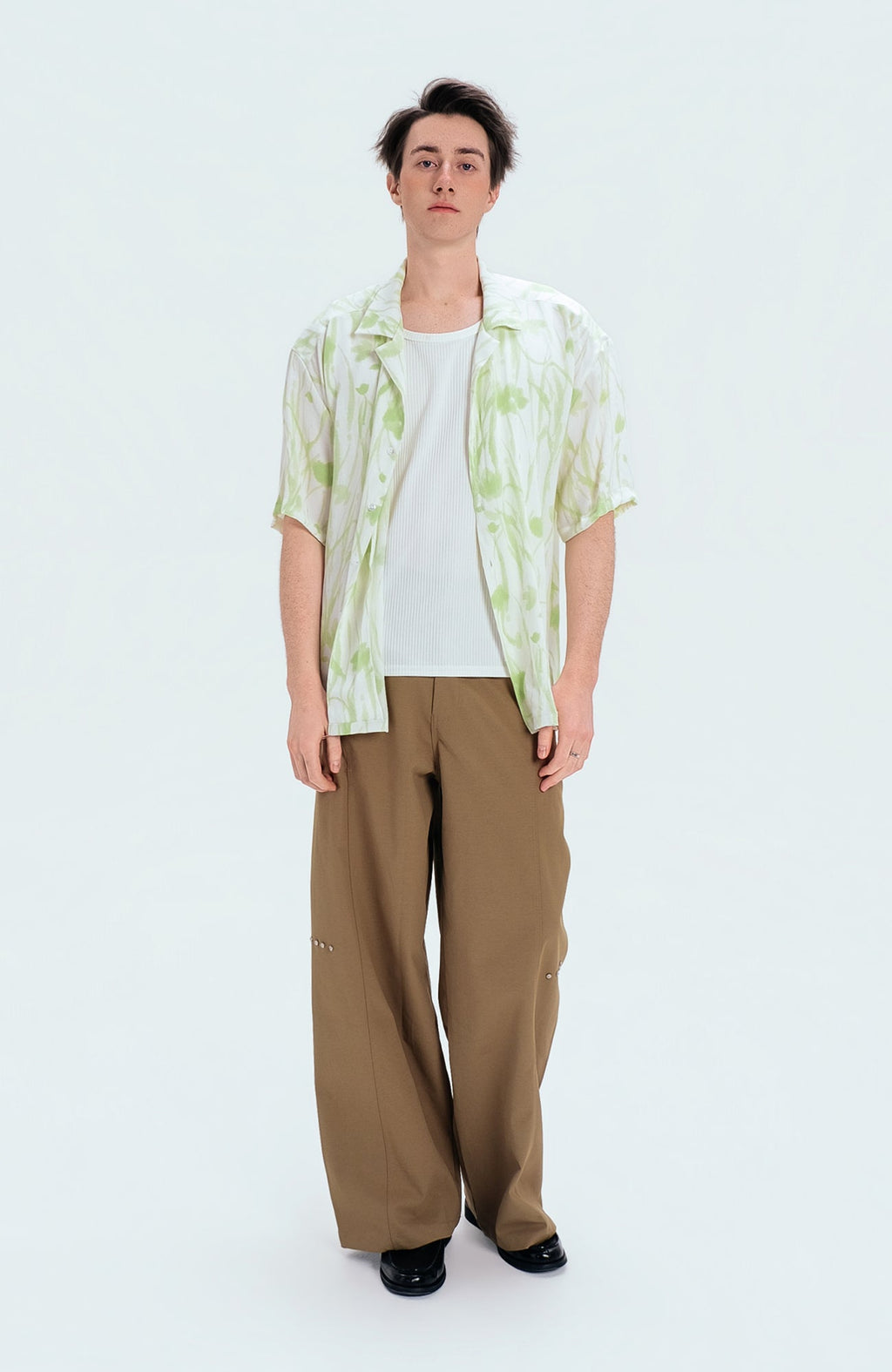 WIID Floral Cuban Half Shirt
