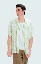 WIID Floral Cuban Half Shirt