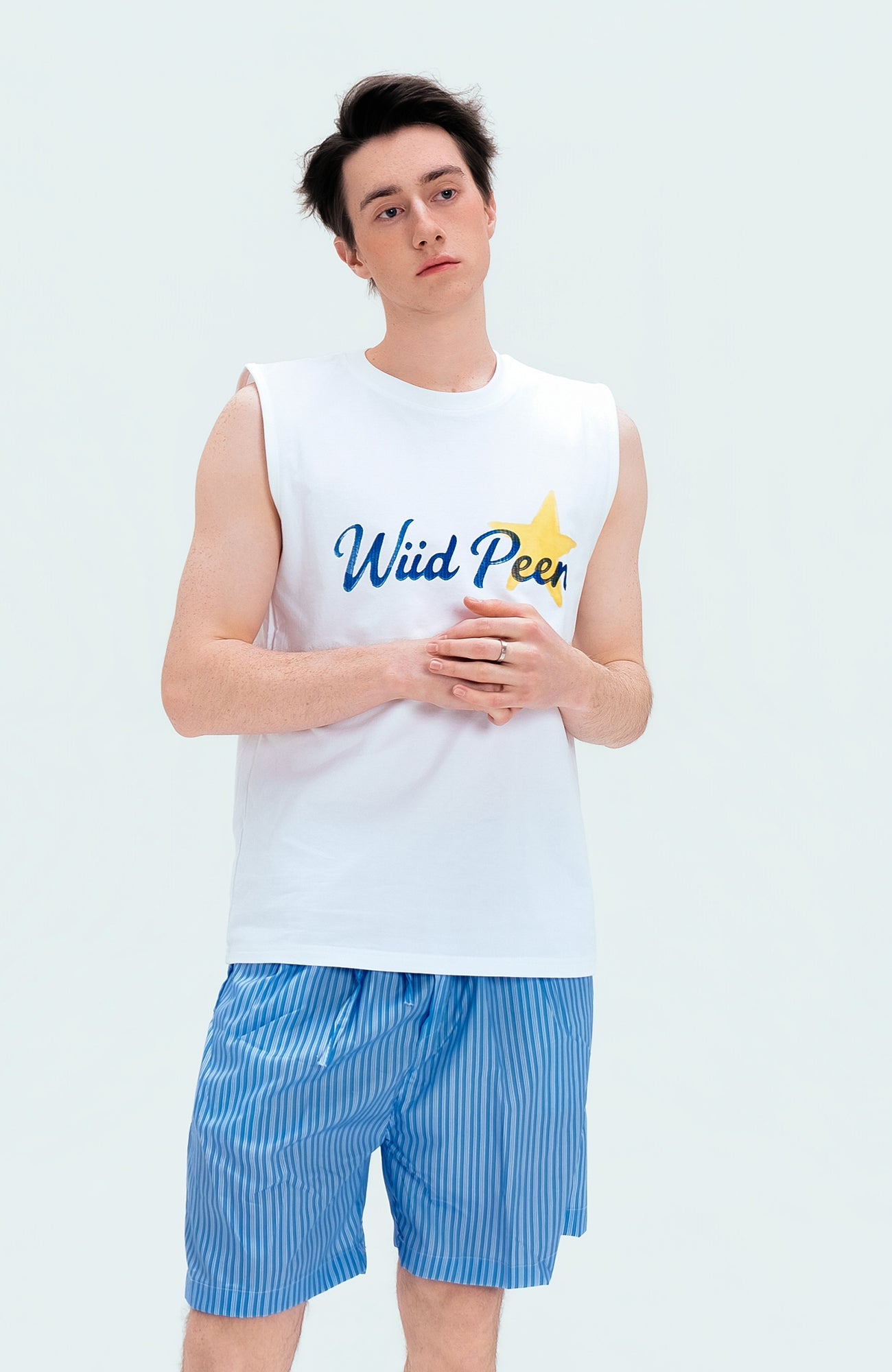 WIID Striped Drawstring Board Shorts