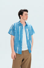 WIID Brush-Paint Full-Print Half Shirt