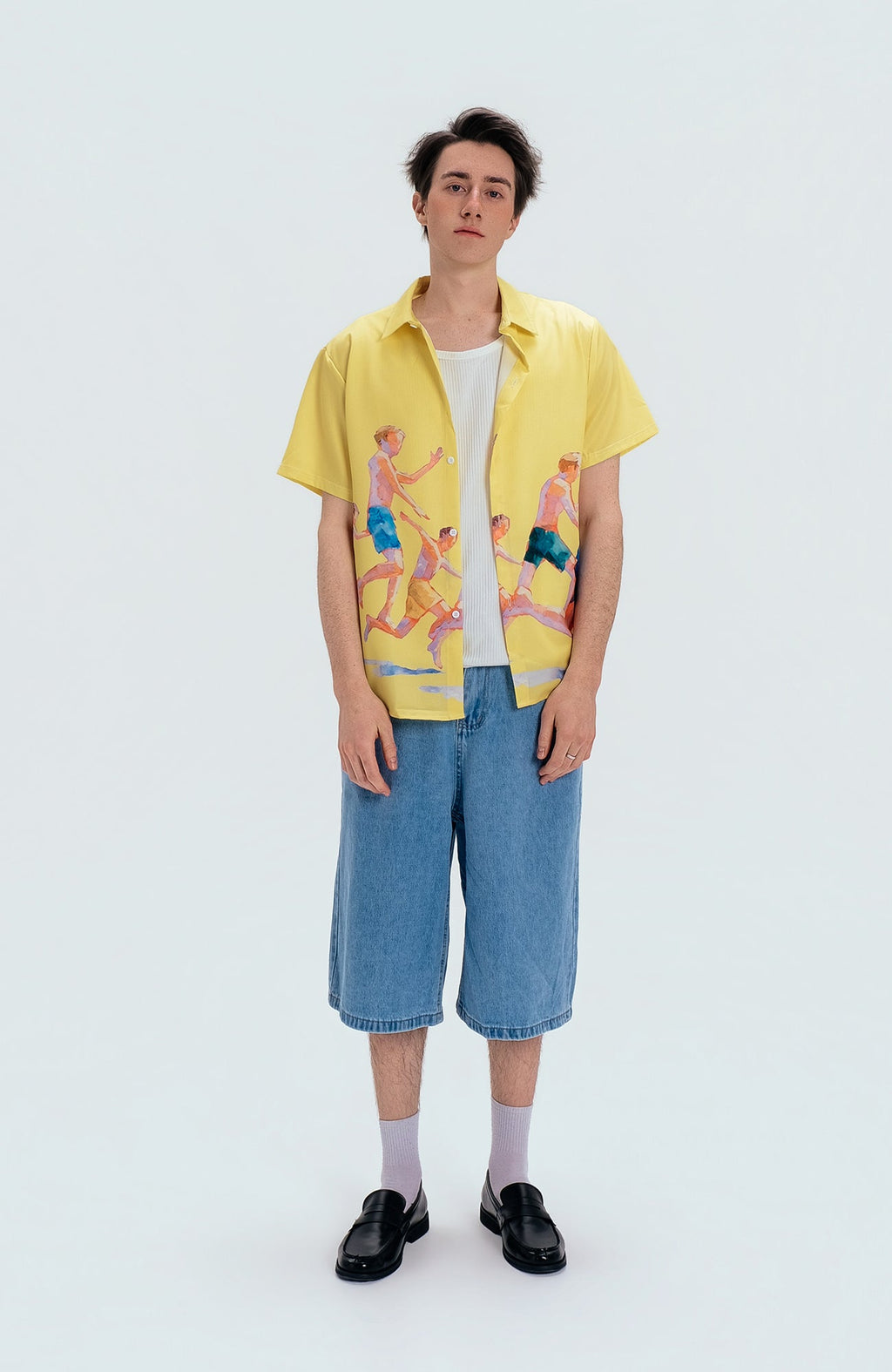 WIID Watercolor Summer Boys Half Shirt