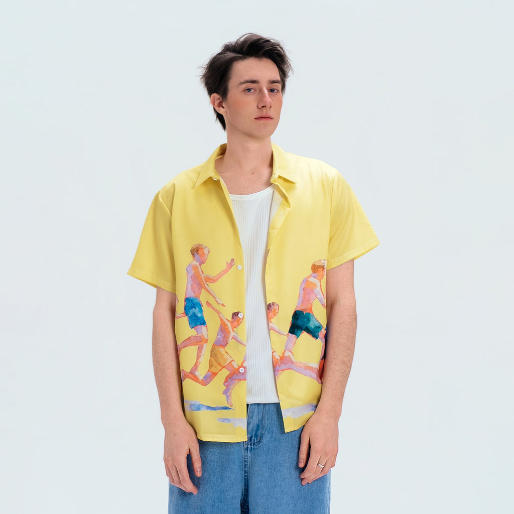 WIID Watercolor Summer Boys Half Shirt