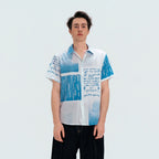 WIID Paneled Full-Print Half Shirt