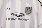 ORGANIC EMOTION Striped Badge Graphics Soccer Jersey