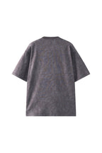 ORGANIC EMOTION Scratch Spliced Washed T-Shirt
