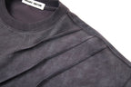 ORGANIC EMOTION Scratch Spliced Washed T-Shirt