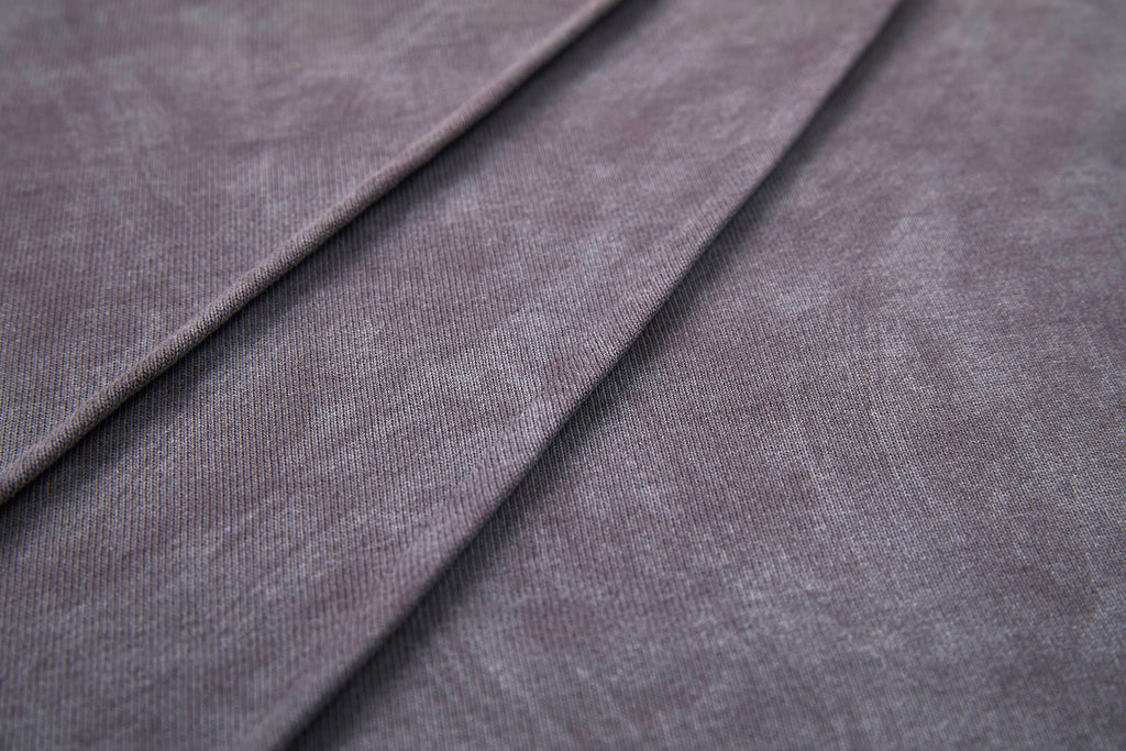 ORGANIC EMOTION Scratch Spliced Washed T-Shirt