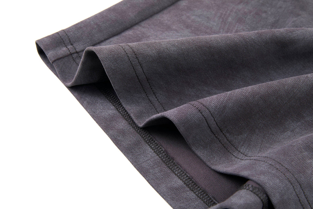ORGANIC EMOTION Scratch Spliced Washed T-Shirt