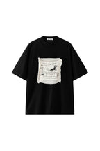 ORGANIC EMOTION Script Patchwork Sorona T-Shirt