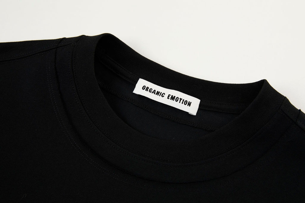 ORGANIC EMOTION Script Patchwork Sorona T-Shirt