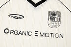 ORGANIC EMOTION Retro Sheer Striped Knit Raglan Jersey