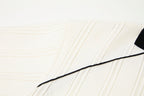 ORGANIC EMOTION Retro Sheer Striped Knit Raglan Jersey