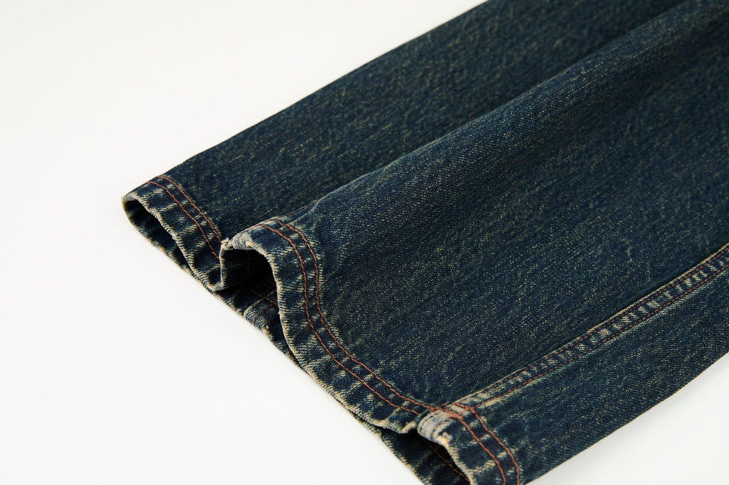ORGANIC EMOTION Big-Pocket Paneled Wide-Leg Jeans