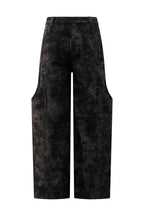 ORGANIC EMOTION Big-Pocket Paneled Wide-Leg Jeans