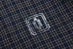 OVDY Retro Spliced Plaid Polo T-Shirt