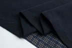 OVDY Retro Spliced Plaid Polo T-Shirt