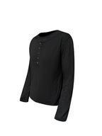 TH4SWE Layered Diamond Spine Graphic Henley Long-Sleeve Tee