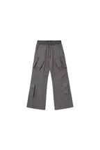 CATSSTAC Multi-Pocket Paneled Drawstring Cargo Pants