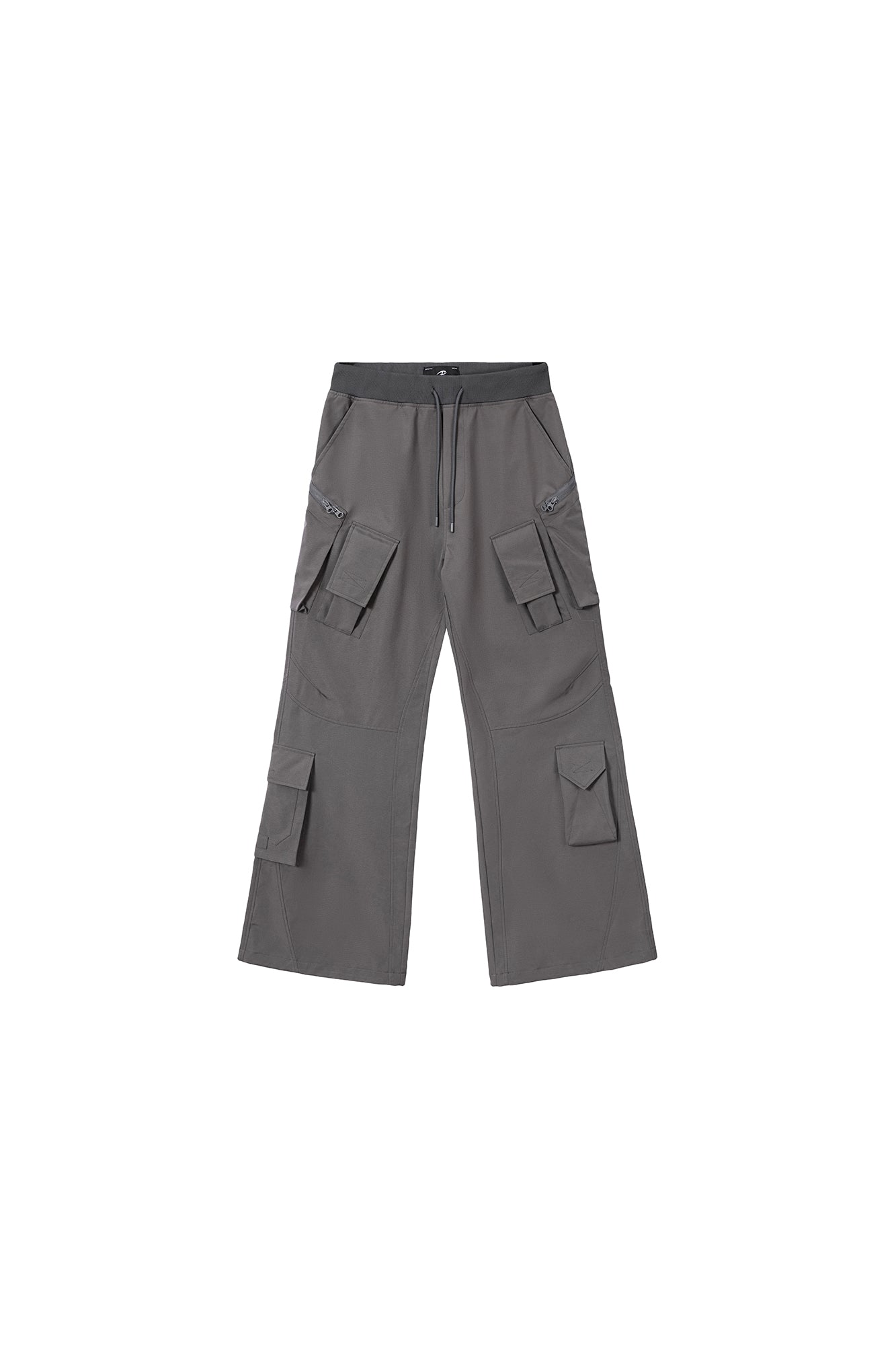 CATSSTAC Multi-Pocket Paneled Drawstring Cargo Pants