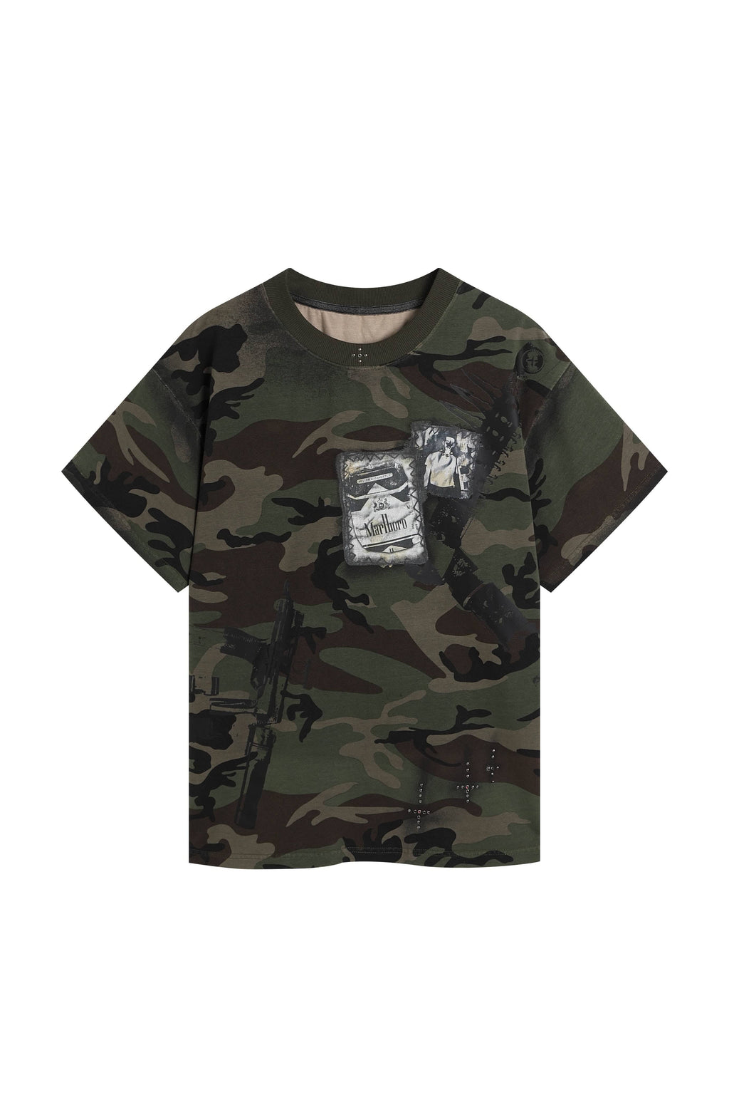 DND4DES Graffiti Camo Rivet T-Shirt