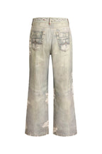 DND4DES×Faychui Distressed Gem&Lace Jeans