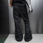 SSIN7 Shapeable Armored Waxed Flared Jeans