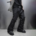 SSIN7 Shapeable Armored Waxed Flared Jeans