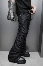 SSIN7 Shapeable Armored Waxed Flared Jeans