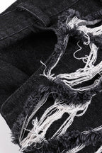 DND4DES Heavily Distressed Denim Shorts