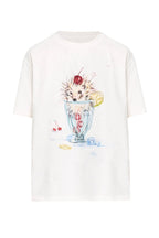 OIPWORD Cherry Hedgehog Graphic T-Shirt