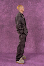 CLP Satin Straight-Leg Pants