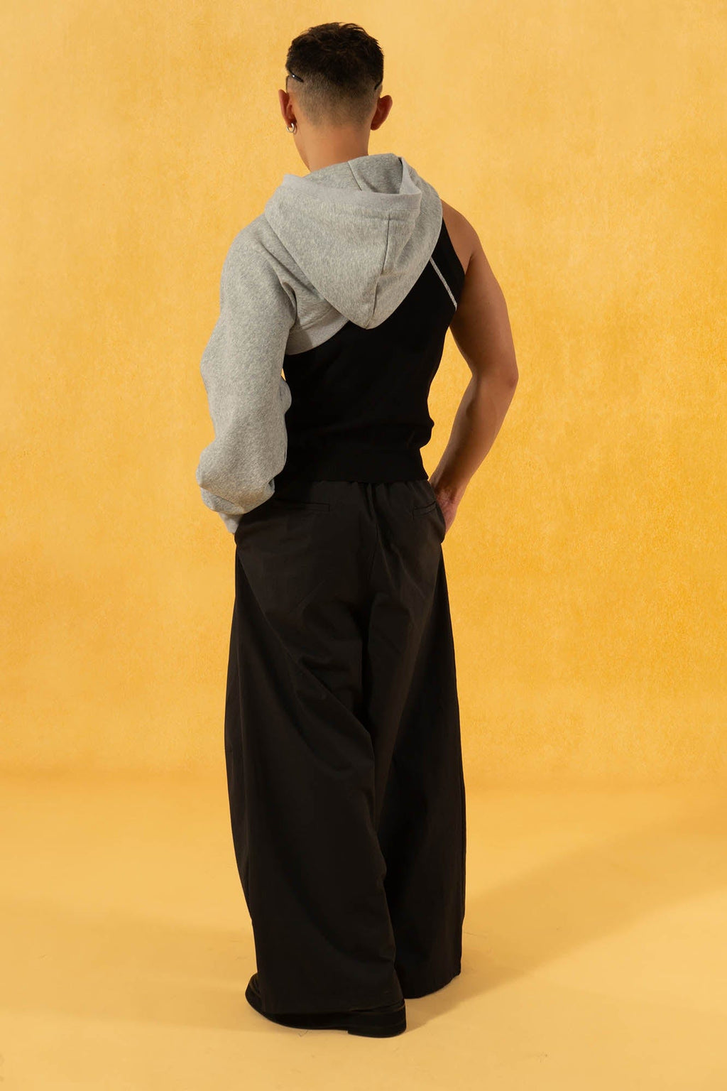CLP Asymmetrical One-Sleeve Hoodie