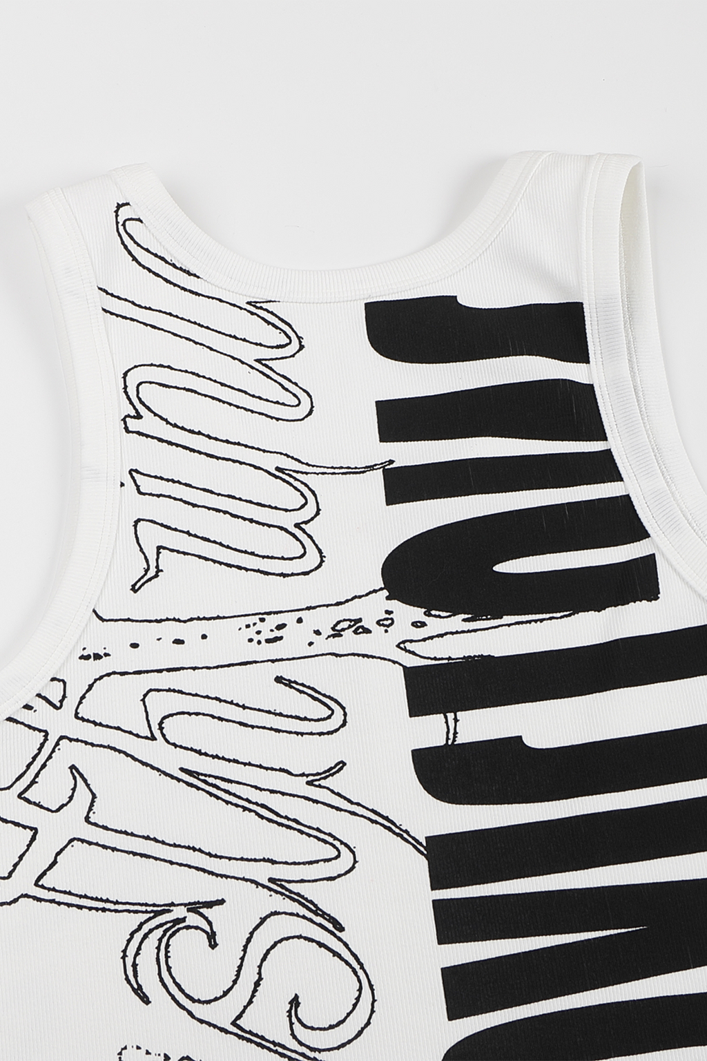 WHISTLEHUNTER Graffiti Ribbed Tank Top