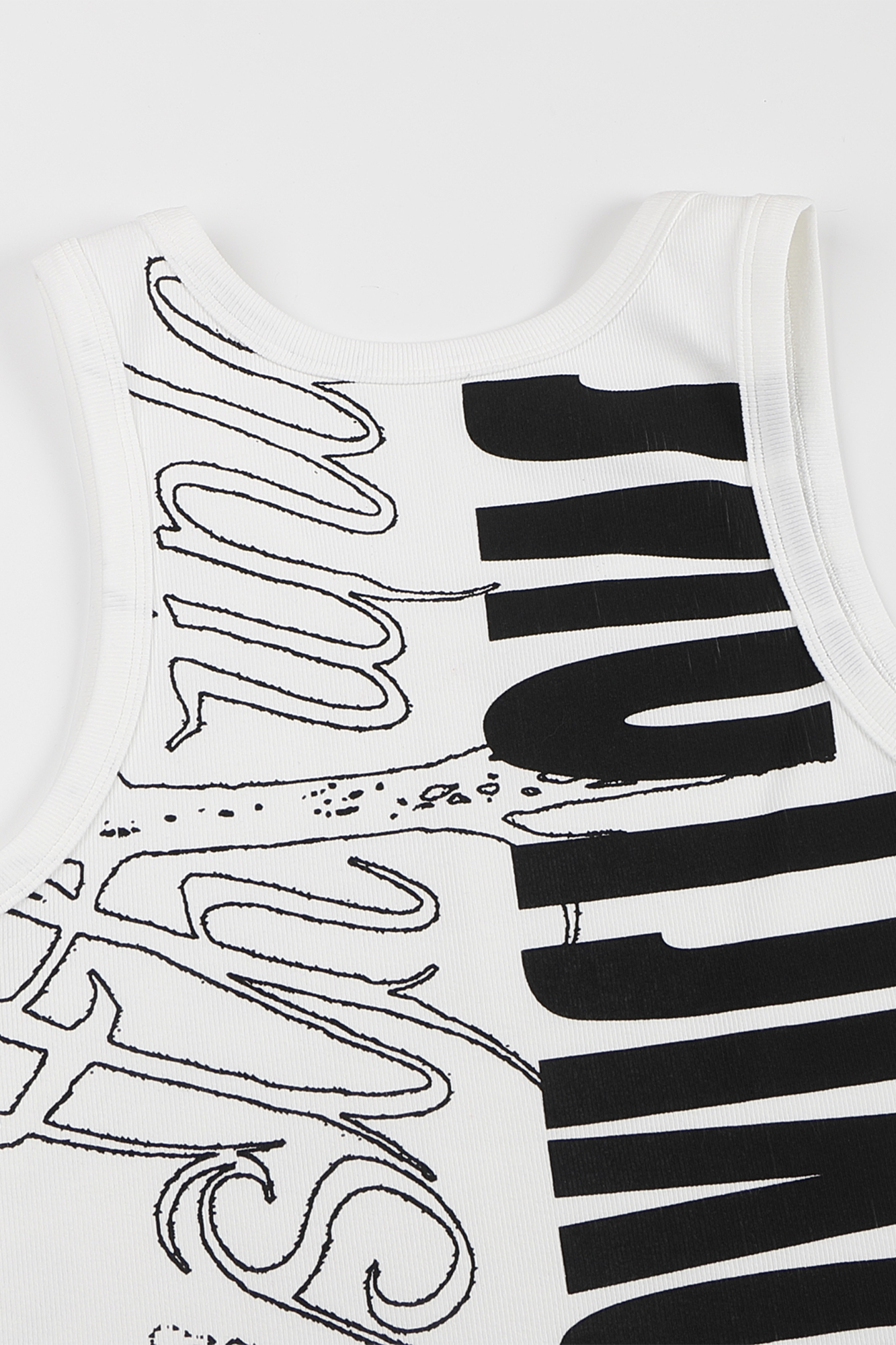 WHISTLEHUNTER Graffiti Ribbed Tank Top