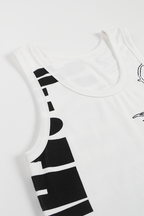 WHISTLEHUNTER Graffiti Ribbed Tank Top